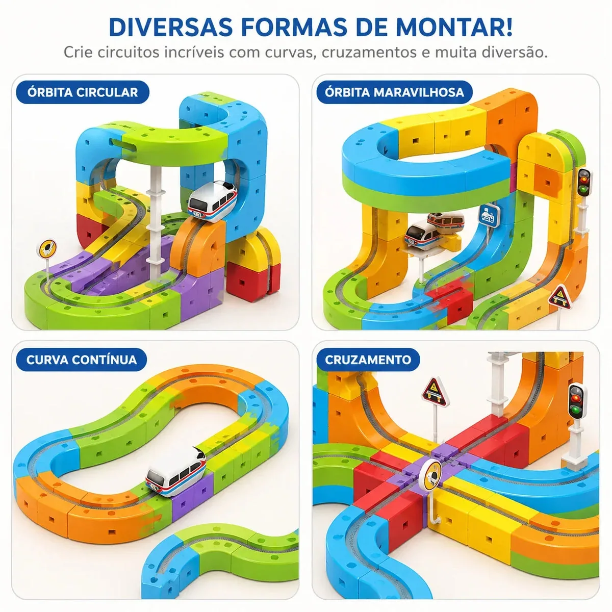 BlocoTrain - Blocos Magnéticos com Trenzinho Elétrico — imagem 2
