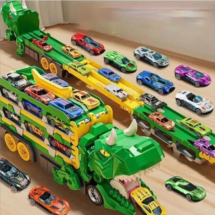 Dino Truck — Caminhão Engolidor Com 6 Carrinhos — imagem 2